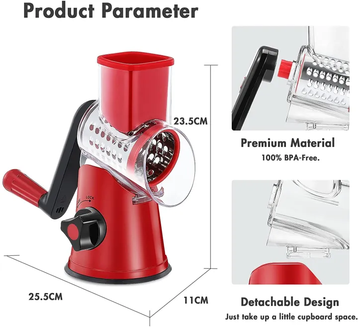 Cheese%20Grater%20Rotary,%20Rotary%20Grater%20for%20Kitchen,%20Kitchen%20Grater%20Vegetable%20Slicer%20with%202%20Drum%20Blades,%20Fast%20Cutting%20Cheese%20Shredder%20for%20Vegetables%20and%20Nuts%20-%20Image%208