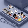 Vivo Y200 Y19s Disney Character Mickey Mouse Case for Girls Boys Kids Protective Case Square Edge Casing. 