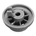 4 x Dishwasher Lower Basket Rail Wheels for Bosch Neff & Siemens Grey 165314. 