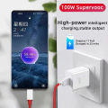 OnePlus SUPERVOOC 100W Charger Power Adapter for OnePlus 13 12 11 10T 10 Pro 9 Pro 9 8T Nord 2T Nord 4 3 Nord CE 3 Lite Open. 
