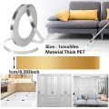 Tile Decoration Tape Golden and Silver 50 Meters , Width 1cm x Length 50 meters Home Floor Wallpaper Waterproof Tiles, Tile gap Tiles Stickers for Floor, Gap Sealing Self-Adhesive Tape Strip for Wall, Cabinet, Kitchen. 