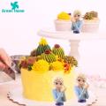 Green Home Elsa Figure Half Body Elsa Princess Statue Model Cartoon Action Figure. 