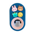 Kids Toothpaste Dispenser Toothbrush Holder Bathroom Toothpaste Squeezer Baby Automatic Cartoon Automatic Toothpaste Squeezing Handy Tool Case Wall-Mounted Kit. 