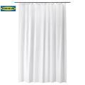 IKEA - BJÄRSEN Shower curtain, white 180 x 200 cm - Fabric Fall Curtains Waterproof Stylish Design, Bathroom Curtain,. 
