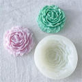 Peony Rose Flower Scented Candle Silicone Mold DIY Petal Diffuser Stone Handmade Soap Gypsum Glue Mold. 