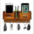 Wooden Keys Holder | Hooks Design Wall Hanger | Hanging Keys Hooks | Sweet Home Keys Hanging stand | Mobile charging stand | Remote holder, hanger, Pocket, wall mounted key holder. 