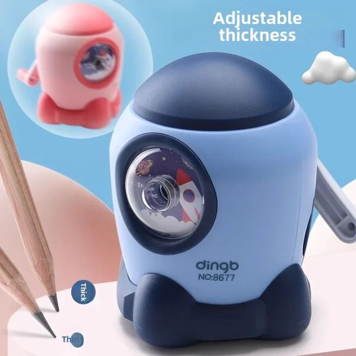 Thickness adjustable hand-cranked pencil sharpener automatic lead Sharper - Professional Pencil Sharpers For Thick and Thin Tips -  Unique and High Quality Pencil Sharper