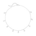 Star Pendant Clavicle Chain Necklace Choker Charms Gold Silver Color Metal Collar Necklaces For Women Star Tassel Choker Jewelry. 
