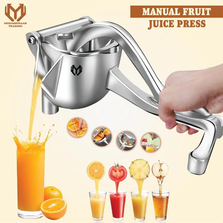 Manual Fruit Juicer, Fruit Juice Extractor, Hand Press Juicer Machine, Fruit Press, Multifunction Fruit Juice Extractor, Orange Lemon Water Melon Pomegranate Manual Squeezer Juicer, Manual Juicer Machine Muhandisaan Trading