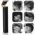 Professional T-Shaped Blade Hair Clippers for Men , T9 Blade Hair Trimmer , Zero Gapped Trimmer for Men, Lines, Edges, Sideburns, Beard Trimmer for Men, Grooming Kit Low Noise ,USB Stand Charging Open Battery Rechargeable with Guide Combs. 