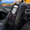 Multifunctional New Car Seat Storage Bag, Car Seat Side Organizer with Mesh Pockets for Phones, Drinks, and Accessories,Universal Car Seat Bag, Car Seat Phone Holder, Car Hanging Bag Organizer. 