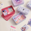 Tinplate Storage Box Cartoon Bear Photocards Small Card Tin Storage Box Cans Coin Earrings Headphones Case Jewelry Collect Boxes. 