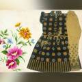 Baby girl frok suit with pajama for summer 1 to 7 year. 
