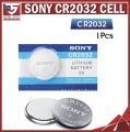SONY CR2032 CR 2032 3V Lithium Battery DL2032 ECR2032 BR2032 Button Cell Batteries For Car Remote Control Watch Scale Toy Computer Laptop PC. 