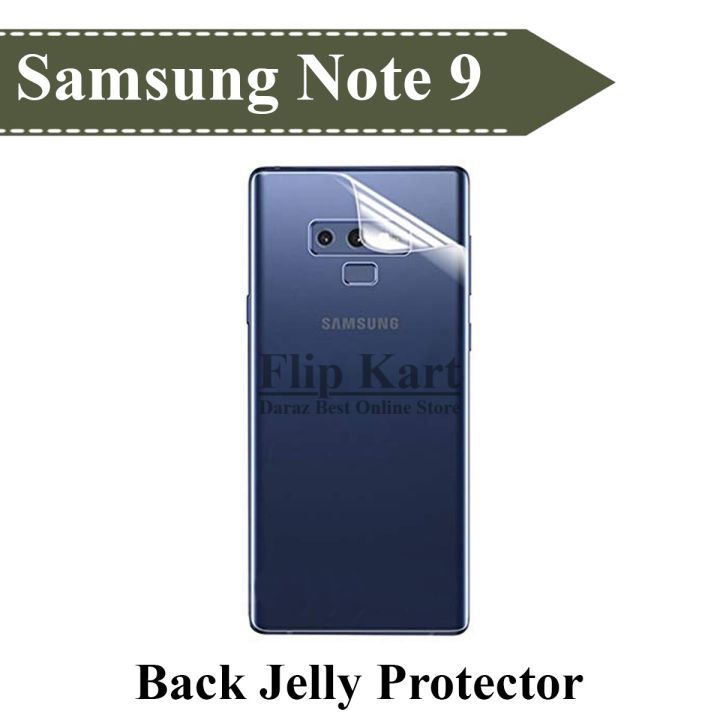 Samsung Note Back Jelly Protector Soft Clear Film Protection
