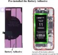 LWMTT Battery 4600 mAh Compatible with iPhone 11  Replacement [Super High Capacity] 0-Cycle Li-ion Polymer Replacement Battery for iPhone 11 Compatible with A2111/A2221/A2223 withe Repair Tools Adhesive Kit Opening Tool Protective Film. 