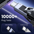 UGREEN 100W USB C to USB C Cable 5A Fast Charging PD 3.0 QC 4.0, Nylon Braided Type C Charger Cord 0.5m 1m 1.5m 2m 3m Length Options, Compatible with MacBook Pro/Air, iPhone 16/15 Pro Max, Galaxy S25/S24/S23 Ultra, iPad Pro. 