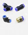 Compressor Pipe Fittings (All Types Available) Pneumatic Fitting Hose Connector Tube Plastic Joint Compressor Push-in Quick Release Pipe. 