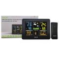 BALDR Home Weather Station & Indoor Outdoor Thermometer with Wireless Remote Sensor, Atomic Alarm Clock, Moon Phase Display, Barometric History. 