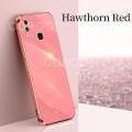 For Vivo Y95 Back Cover Fashion Shiny Plating Square Bumper Camera Protection Case Soft Silicone Shockproof Protective Mobile Phone Cases. 