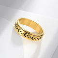 Men Circlet Exquisite Moon Star d Ring Ring. 