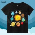 Solar System Planet Names Educational T-Shirt For Boys Girls Kids. 