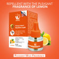 W Home Mosquito Repellent Liquid (Lemon) - 45ml | Mosquito Refill Liquid. 