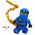 Ninjago Lego Minifigures Jay Zane Kai Lloyd Cole Nya Harumi Garmadon Ninja Movie Building Blocks Toys for Children. 
