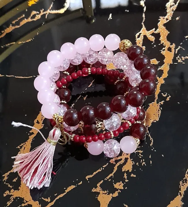 Elegant%20Handmade%20Boho%20Bohemian%20Beads%20Bracelet%20for%20All%20Occasion%20Eid,Diwali,Christmas%20and%20Wedding%20Parties%20Sea%20Style%20Charm%20Bracelet%204%20layer%20Glass%20Crystal%20Beaded%20Bracelets%20for%20Ladies%20Girls%20-%20Image%202