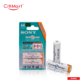 AA Clock Size Rechargeable Battery Imported Sony_Cycle Energy Pack of 2 Cell -1.2v 1000 Cycles Batteries Cells for Hair Trimmer Shaving Machine kids toys ETC. 