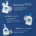 Cetaphil Hydrating foaming Face Wash Cream to Foam Cleanser 236ml. 