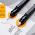 M G 0.5mm/0.7mm Morandi Low density Mechanical Pencil with Eraser Automatic Graph Pencil Creative Modeling Student Stationery. 