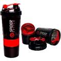 Shaker Bottle (3 in 1) Protein Powder Blender Bottle, Protein Shaker Bottle for Gym, Fitness Sports Protein Mixer Bottle, Water Bottle, Gym Sports Water Bottles Shaker Cup Gym Nutrition Blender Cup. 