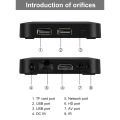Android TV Box S905W-AK316 Penta-Core Media Player Smart TV Box Remote Control USB2.0 2.4G Wifi Set Top Box 1G8G M98-M5 Note random color will be deliver. 