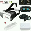 VR Box 2.0 Virtual Reality 3D Glasses & Bluetooth Gamepad. 