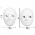 5pcs/pack White Mask DIY Design Blank Full Face Mask For Halloween Decoration Nightclub Kamen Rider Ghost Dance Hip Hop Mask. 