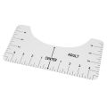 Tshirt Ruler Placement Ruler Guide Vinyl T-Shirt Alignment DIY Tool. 