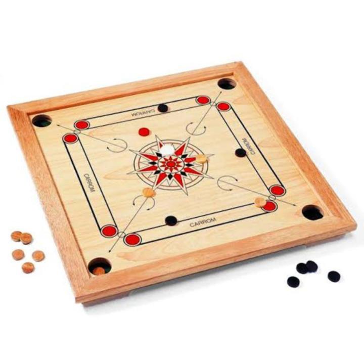 Carrom board (wooden material)17×17 inches