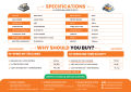 Hi Speed SR EV Electric Scooty RMI i500 - 1200 Watt  - 2023-24. 