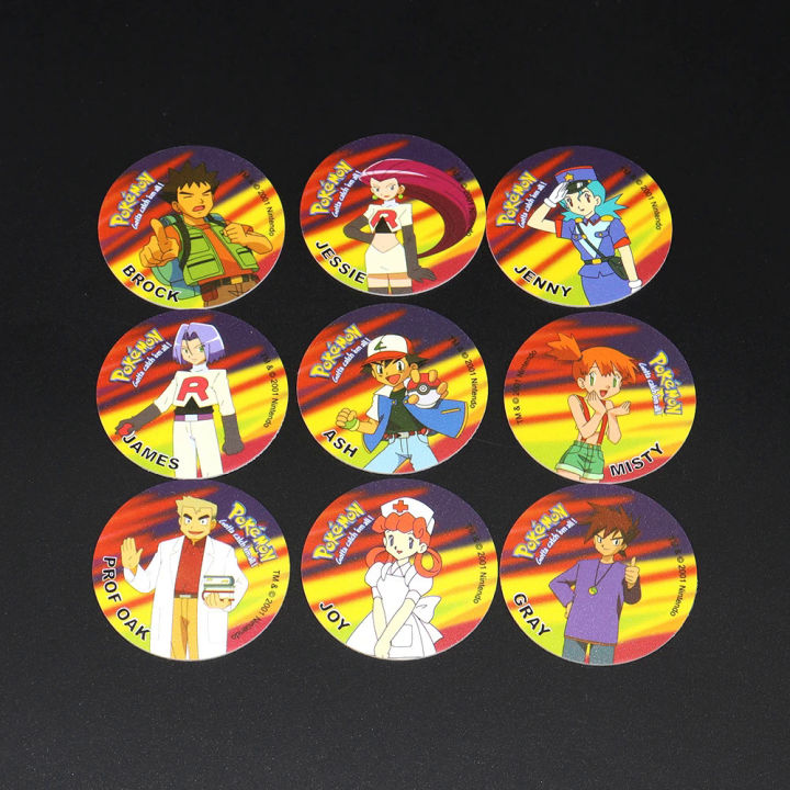 Ash Ketchum Pokemon Tazos 1 Generation NO.1-151 Collection Pikachu Taps Card Games Tazos Pokemon Pogs Strokes Porta Cup Mug