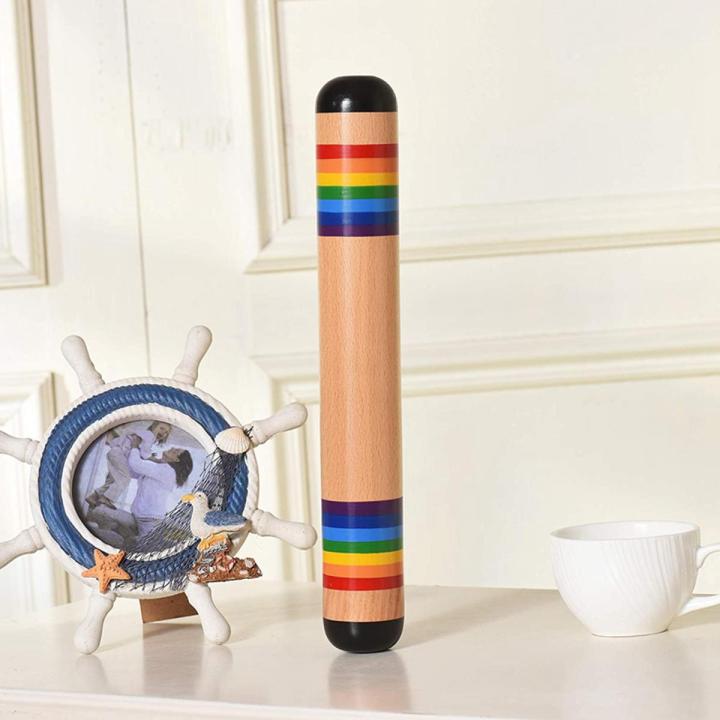Rain Stick,Wooden Rain Maker Rattle Shaker Rainfall Tube, Musical Instent Toy for Kids