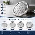 Stainless Steel Sink Waste Jali Drain Strainer | Anti Clog Kitchen & Bathroom Drain Cover | Small Medium Large XL. 