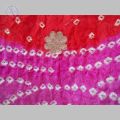 Traditional Multani Multicolour Pure Silk Chunri Dupatta. 