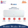 Gree 2 Ton Inverter AC - Latest Model - GS-24PITH11W/ 11G / 14S - Pular Series -Heat & Cool- Turbo Mode -Self Cleaning- 60% Energy Saver  /10 Years Compressor 05 Years All Parts  Including(PCB+Evaporator+Gas) Warranty/ Gree Free Installation. 