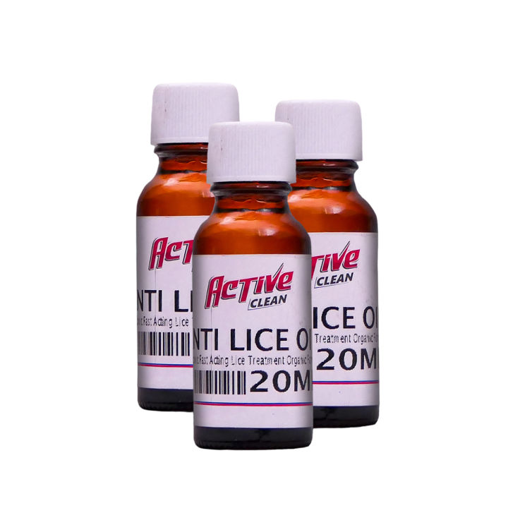 Pack Of 3 - Coconut Oil - 20 gm - Hair Oil - Hair Oil Bottle - Hair Growth Oil - Anti Lice Oil - Hair Growth Serum - Coconut Oil For Hair - Hair Oil For Long Hair - Lice Killer Oil Best For ,dandruff remover,Lice Killing , Hair Growth By Active Clean