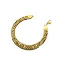 Elegant Stainless Steel Big Thick Chain Link Bracelets for Women Men Couple Bangle Gold color Female Wrist Jewelry. 