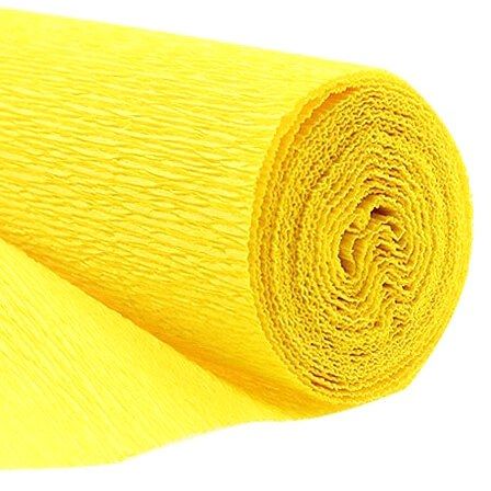 Crepe Paper Yellow 10Pcs Pack