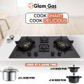 Glam Gas B 435 Ford Hob | 4 Burner | Kitchen Gas Stove | Gas Stove | Choolah. 