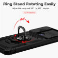 For Moto G Pure Phone Case, 2022 New Push Window Magnetic Car Mount Anti-Fall Hard Cover. 