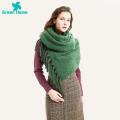 Green Home Shawl Wrap Comfortable Windproof Winter Female Wrap Scarf. 